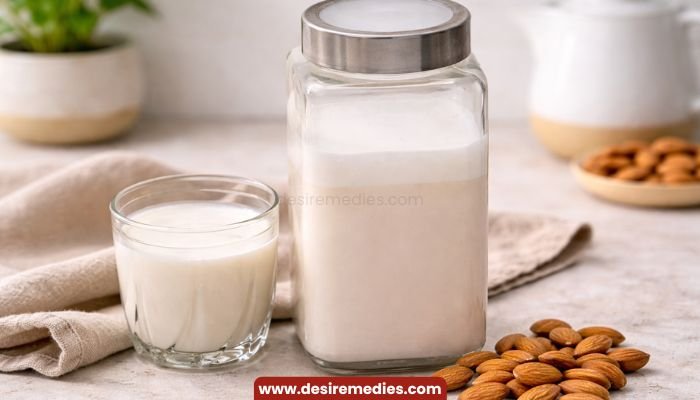 Almond Milk Recipe in Hindi_ Healthy Dairy-Free Milk Alternative