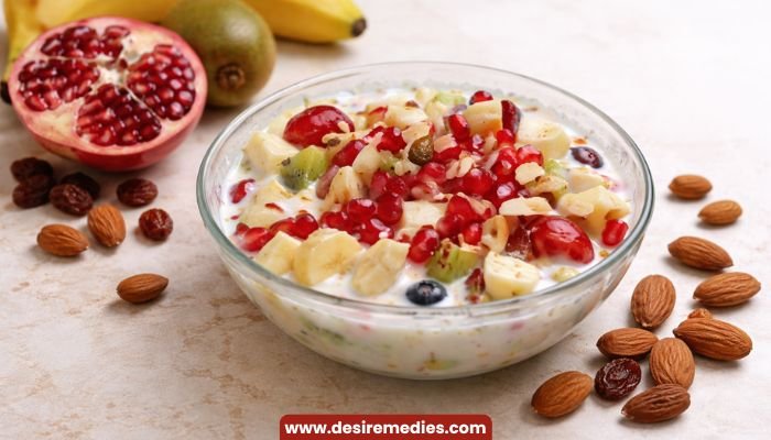 Nutty Milk & Fruit Recipe Breakfast